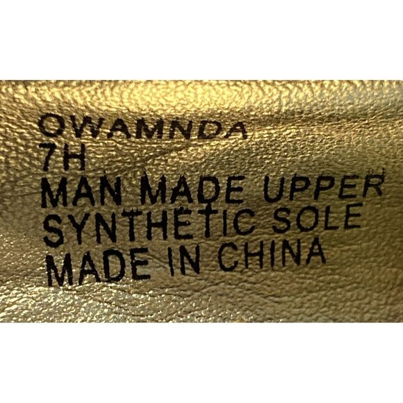 1.4.3 Girl Owamnda Women's size 7M Floral Print pointed toe classic pumps shoes - Picture 7 of 7